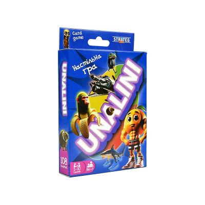 Настільна гра Strateg UNALINI (Уналіні) карткова 30920
