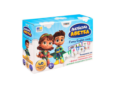 Настільна гра Strateg Англійська абетка 31034