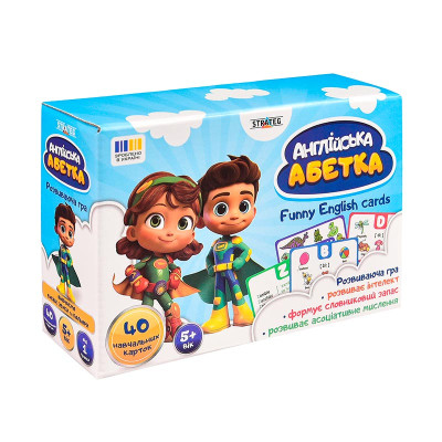 Настільна гра Strateg Англійська абетка 31034
