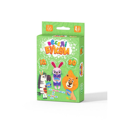 Настільна гра Danko Toys "Веселі букви" розважальна G-VB-01U Настільна гра Danko Toys "Веселі букви" розважальна G-VB-01U
