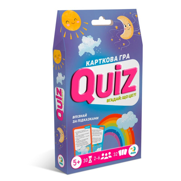 Настільна гра Dodo Quiz Вгадай: що це?! карткова 301247
