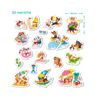 Набір магнітів Dodo Paw Patrol Сонячний настрій 200666 Набір магнітів Dodo Paw Patrol Сонячний настрій 200666