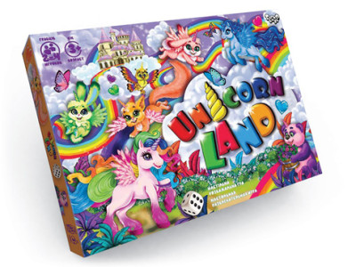Настільна гра Danko Toys "Unicorn Land" розважальна DTG97 Настільна гра Danko Toys "Unicorn Land" розважальна DTG97