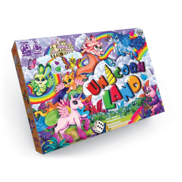 Настільна гра Danko Toys "Unicorn Land" розважальна DTG97
