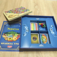Настільна гра "Вікторина Україна" ЛЮКС Ост.0994