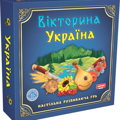 Настільна гра "Вікторина Україна" ЛЮКС Ост.0994