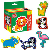 Розвиваючий набір Vladi Toys Зоопарк з магнітами VT3106-39