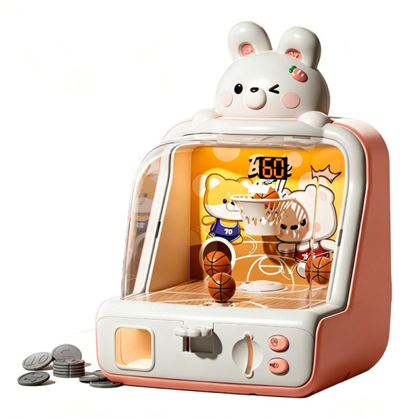 Настільна гра автомат з мячем 33301_Rabbit White