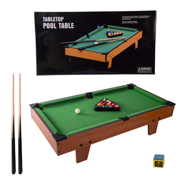 Більярдний стіл для дітей ToyCloud Tabletop pool table 2383 Більярдний стіл для дітей ToyCloud Tabletop pool table 2383