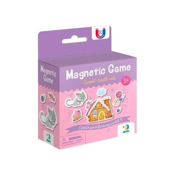 Магнітна гра DoDo Котик-ласунчик для дітей 200233