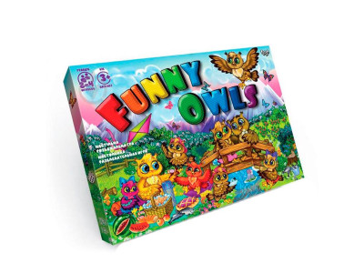 Настільна розважальна гра "Funny Owls" на рос.мові DTG98 Настільна розважальна гра "Funny Owls" на рос.мові DTG98
