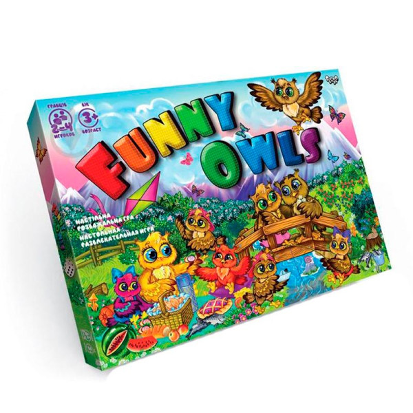 Настільна розважальна гра "Funny Owls" на рос.мові DTG98 Настільна розважальна гра "Funny Owls" на рос.мові DTG98