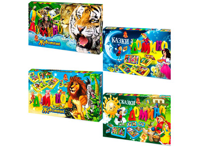 Настільна гра Доміно Тварини DTG43C1C2C3Ж