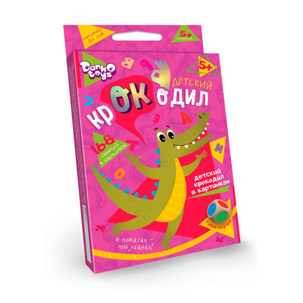 Картковагра вікторина "Детский крокодил" на рос.мові CROC-01-01
