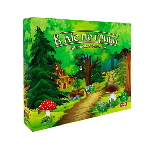 Дитяча настільна гра "В ліс по гриби" Ост.1359