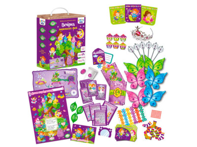 Набір для свята Vladi Toys "Вечірка феєчок" квест для дітей VT6010-04 Набір для свята Vladi Toys "Вечірка феєчок" квест для дітей VT6010-04