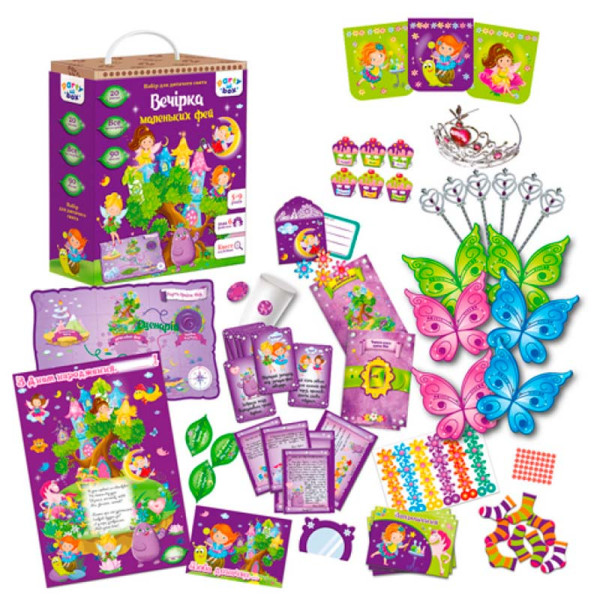 Набір для свята Vladi Toys "Вечірка феєчок" квест для дітей VT6010-04 Набір для свята Vladi Toys "Вечірка феєчок" квест для дітей VT6010-04