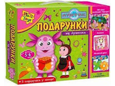 Гра настільна "Подарунки від Лунтика" VT400002 Гра настільна "Подарунки від Лунтика" VT400002