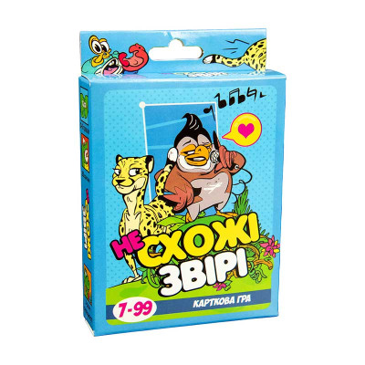 Настільна гра 30223 (укр) "Несхожі звірі" в кор-ці 91-115-22 см 30223