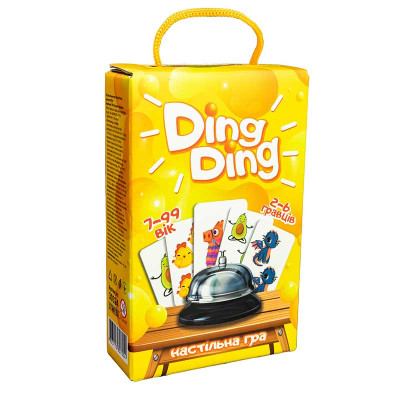 Настільна гра 30324 (укр) "Ding ding" в кор-ці 12-18.7-4.8 см 30324