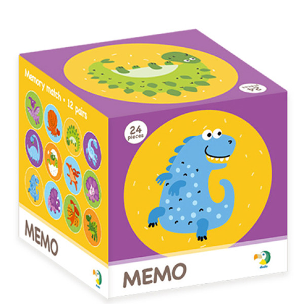 Настільна мемо-гра DoDo Динозаври для дітей 300142 Настільна мемо-гра DoDo Динозаври для дітей 300142