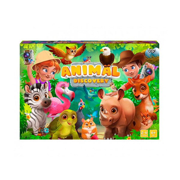Настільна гра Danko Toys "Animal Discovery" розважальна G-AD-01-01U
