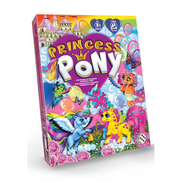 Настільна гра Danko Toys "Princess Pony" розважальна DTG96 Настільна гра Danko Toys "Princess Pony" розважальна DTG96