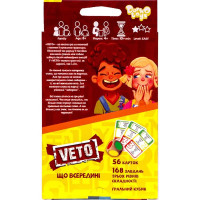 Настільна гра Danko Toys "VETO" розважальна VETO-02-01U Настільна гра Danko Toys "VETO" розважальна VETO-02-01U