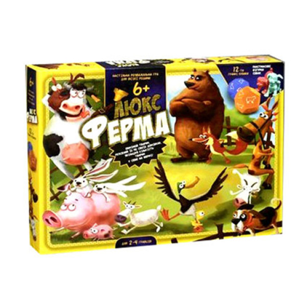 Настільна гра Danko Toys "Ферма"велика G-FL-01-02 Настільна гра Danko Toys "Ферма"велика G-FL-01-02