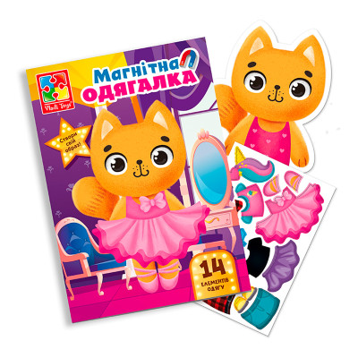 Настільна гра Vladi toys "Кішечка" на магнітах VT3204-34