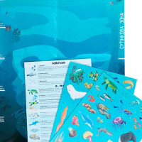 Гра Навчальна Умняшка "Подвійний світ" з багаторазовими наклейками КП-008