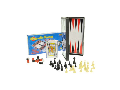 Шахи магнітні 4в1 в коробці 3831A р.195*102*3см 3831A