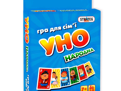 Карткова настільна гра"Уно народна" на укр.мові 7014