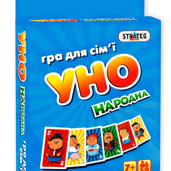 Карткова настільна гра"Уно народна" на укр.мові 7014