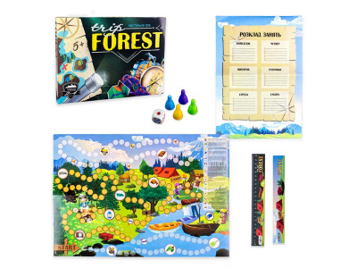 Настільна гра Strateg Trip Forest бродилка укр. 30553