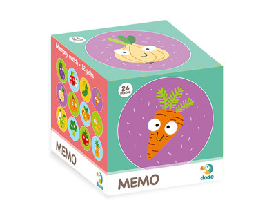 Настільна гра "Мемо" Фрукти та овочі 300156