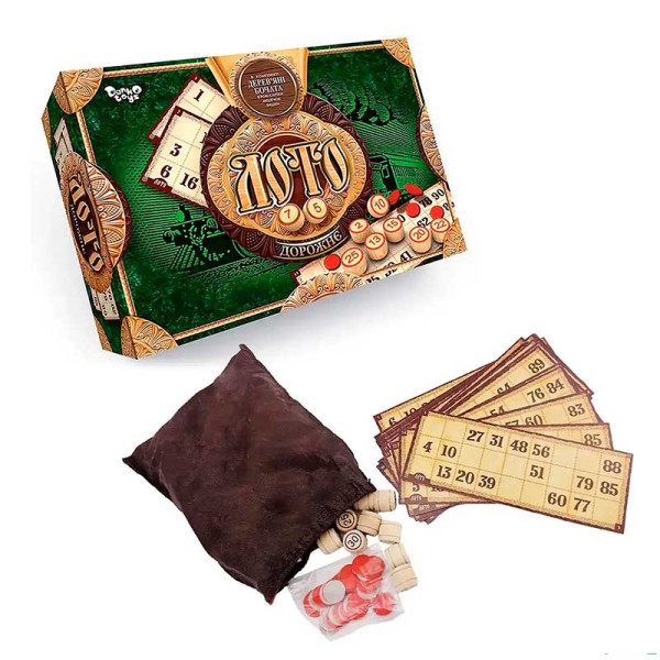 Настільна гра Danko Toys "Лото Дорожнє" для дітей DTG51U Настільна гра Danko Toys "Лото Дорожнє" для дітей DTG51U