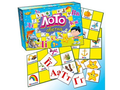 Настільна гра Лото Алфавит укр МКМ0305