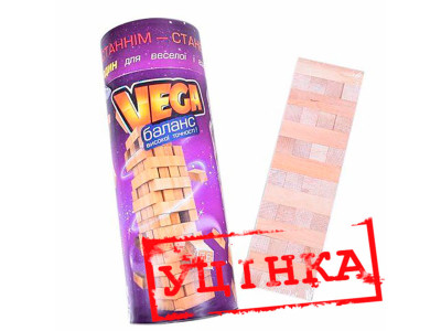 Уцінка Настільна гра Vega Пізанська Вежа Настільна гра Vega DTVG-01U-у