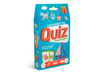 Настільна гра Dodo Quiz Вгадай предмет карткова 301245