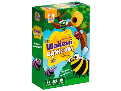 Настільна гра Vladi Toys Шалені бджоли розважальна VT8077-06 Настільна гра Vladi Toys Шалені бджоли розважальна VT8077-06