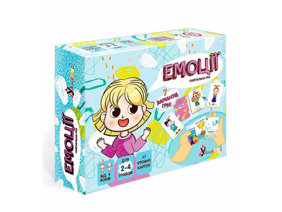 Настільна гра Умняшка Емоції розвиваюча 2262 Настільна гра Умняшка Емоції розвиваюча 2262