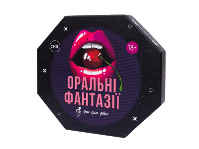 Настільна гра Fun Games Shop "Оральні фантазії" зі стрічкою-пов'язкою FGS49