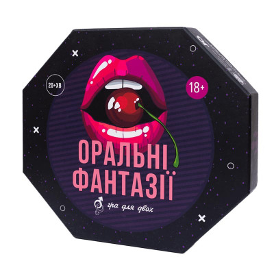 Настільна гра Fun Games Shop "Оральні фантазії" зі стрічкою-пов'язкою FGS49