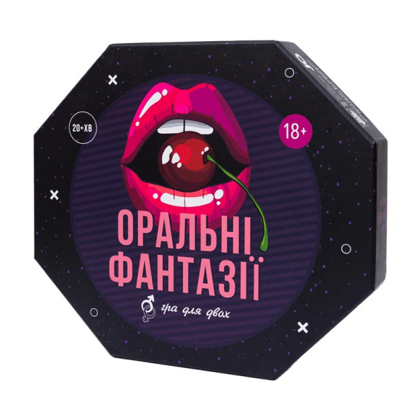 Настільна гра Fun Games Shop "Оральні фантазії" зі стрічкою-повязкою FGS49
