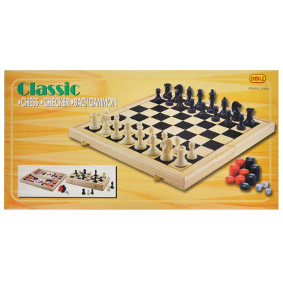 Шахи дерев'яні 3в1 1899A