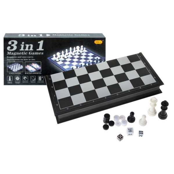 Шахи магнітні 3в1 A-Toys 98603