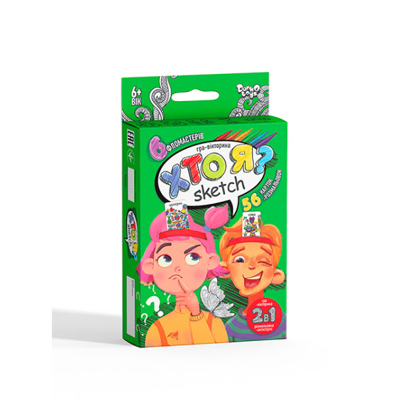 Настільна гра Danko Toys "Хто Я?" розважальна HIM-06-01U