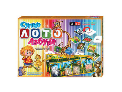 Настільна гра Супер Лото Абетка ЛА2