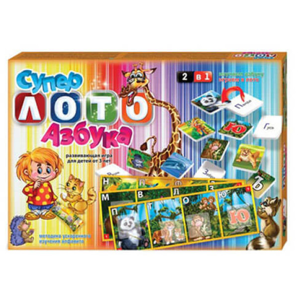Настільна гра Супер Лото Абетка ЛА2